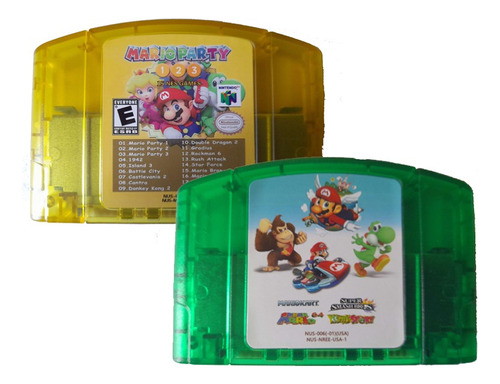 Mario Kart 64, Mario 64, Smash Bros 64 & Mario Party 1 2 3 