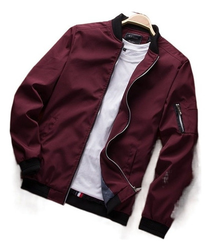 Wan Chamarra Bomber Informal Para Hombre