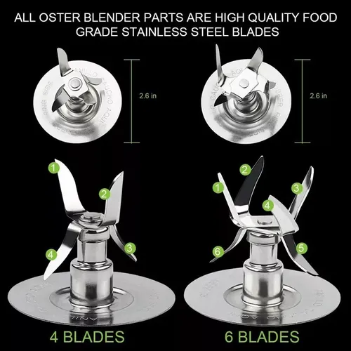 Piezas De Repuesto For Cuchillas De Hielo Oster Y Osterizer