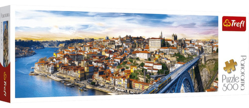 Rompecabezas Trefl Panorama Porto - Portugal 500 Piezas 14+