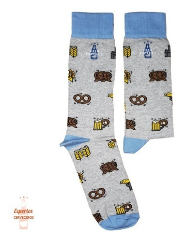 Imagen 4 de 10 de Medias Beer Festival Socks (gris Claro)