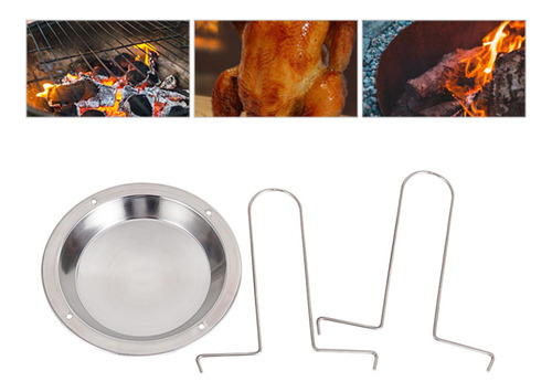 Estante Vertical De Acero Inoxidable Compatible Con Asador
