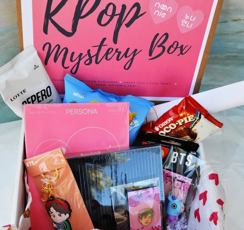 Kpop Mystery Box *incluye 1 Álbum Oficial Y Merch No Oficial