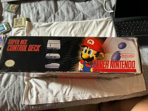 Consola Snes Super Nintendo Jr Sns-101 Genuina+ Caja+1 Juego (Usado)