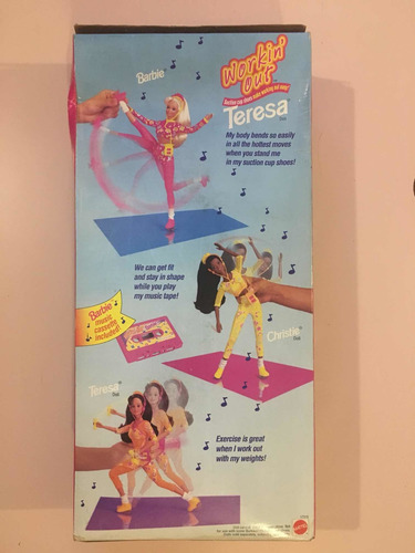 Imagem 3 de 5 de Barbie Teresa Workin' Out Ginastica 1996 80 90 Amiga Articu