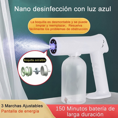 Imagen 9 de 10 de Pistola Sanitizante Alta Calidad Con Boquilla Reemplazable