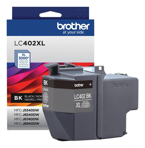 Cartucho De Tinta Negra Brother Lc402xlbk Alto Rendimiento