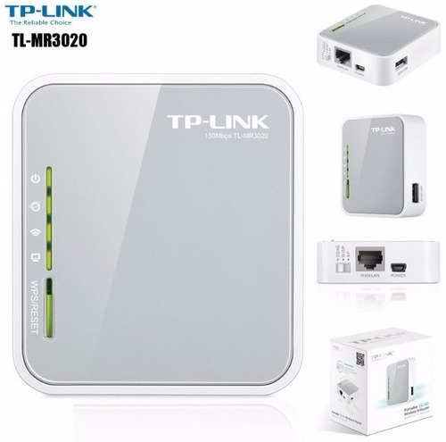 Tp-link Portable Só 3g Wireless N Router Tl-mr3020 Frete Grá