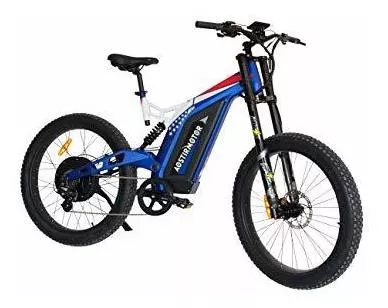 Bicicleta eléctrica de 1500 W para adultos, bicicleta de montaña eléctrica  de neumático grueso de 26 pulgadas, batería de iones de litio extraíble de