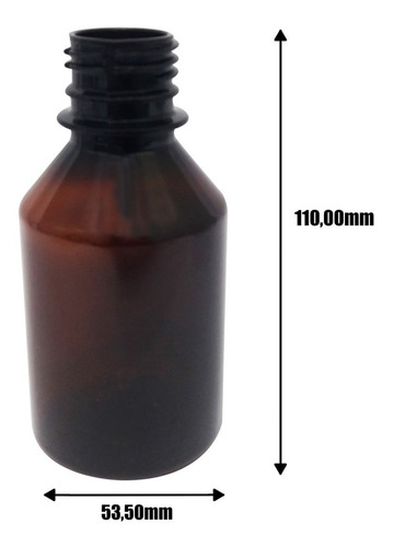 40 Frascos Plásticos Âmbar Pet 150ml C/ Tampa Disktop Far