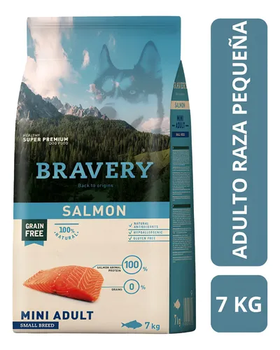 Bravery Salmon Mini Adulto 7 Kg