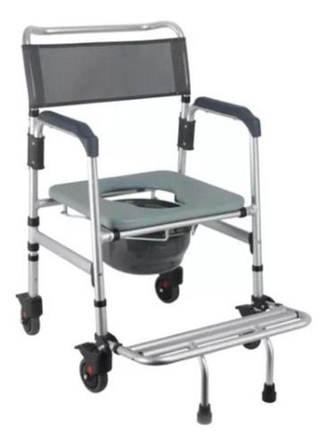 Cadeira Higienica Dobravel Aluminio Idoso Obeso Hidrolight