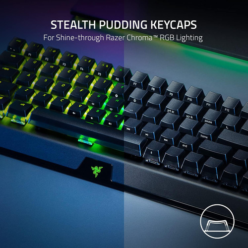 Razer Blackwidow V3 Mini Teclado Mecánico Inalámbrico Par...