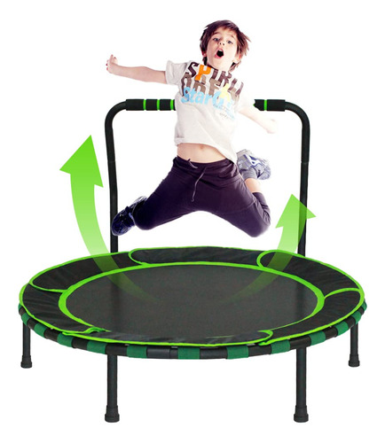 Trampoln De Alta Elasticidad Para Nios Con Asa, Cama Elstica