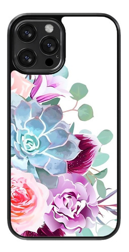 Funda Para Celular Flores Moda Colores Fondo Blanco