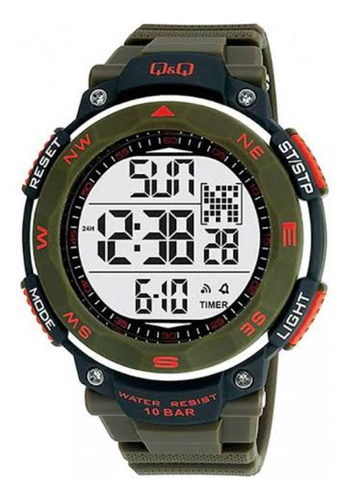 Reloj Q&q Digital Caballero (m124j003y) Fecha/acuático/shock