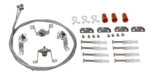 Imagen 5 de 5 de Kit De Suspension Para Colgar Panel Led Accesorios