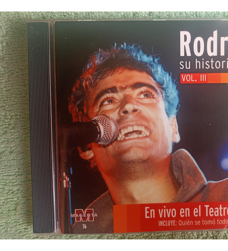 Eam Cd Rodrigo Su Historia Vol. 3 En Vivo Teatro Astral 2001