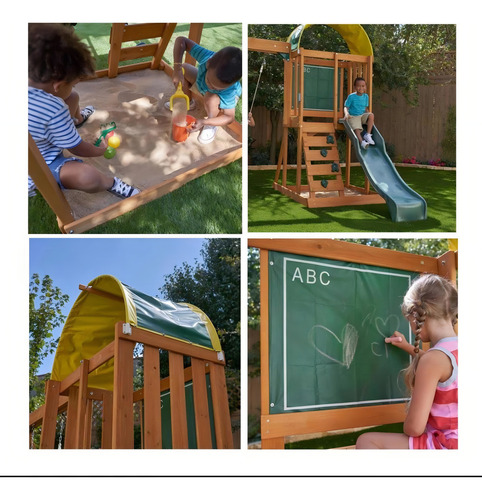 Zona De Juego Exterior Kidkraft Msi Color Madera Bw-218