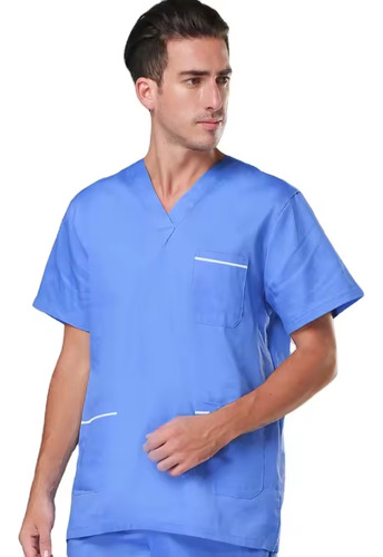 Conjuntos De Uniforme De Enfermera Con Cuello En V Para Muje