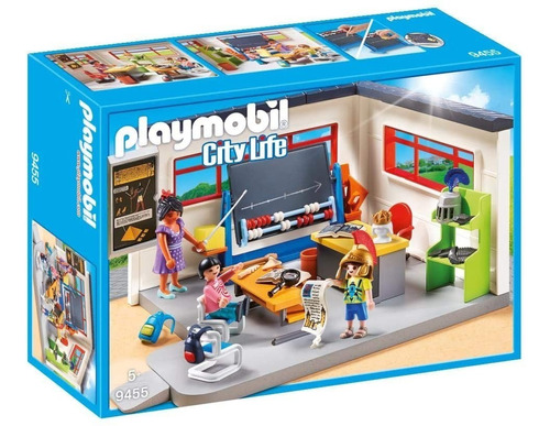 Playmobil City Life Clase De Historia 9455 Escuela 3 Figuras