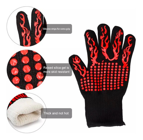 Guantes Protectores De Calor 500°