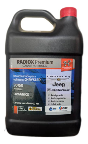 Refrigerante Galon Radiox Chrysler Jeep 50/50