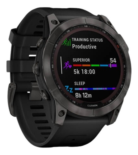 Smartwatch Gps Garmin Fenix 7x Titânio Safira Solar 51mm Br