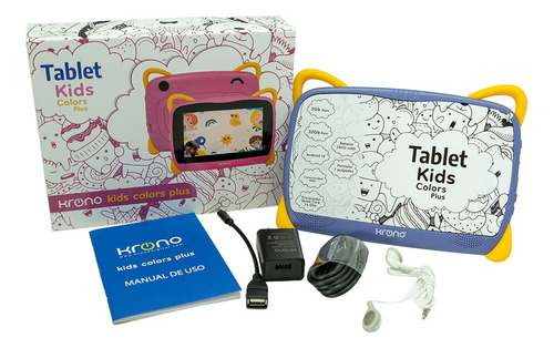 Tablet Para Niños Y Niñas Kids Color Plus 3gbramx32gb Krono