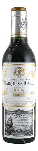 Vino Tinto Español Marques de Riscal Reserva España 375ml
