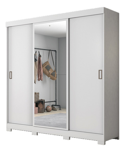 Mueble Guardarropas-ropero-closet Con Espejos - Nt5020