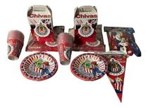 Comprar Kit De Chivas Para Fiesta De 20 Personas Rojo Chivas Chivas