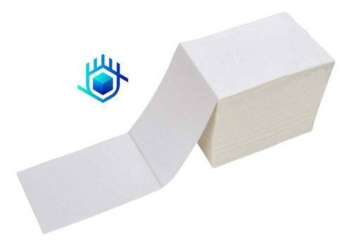 Imagen 9 de 9 de 12 X 500 Etiquetas Guias 4x8 Fanfold Abanico Termica Directa