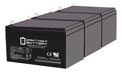 Mighty Max Ml15-12nb 12v Replacement Battery Compatible  Eed