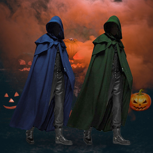 Capa Con Capucha, Capa Medieval, Disfraz De Cosplay