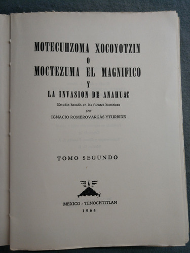 Oferta Moctezuma El Magnifico Volumen 2 (sin Pasta)