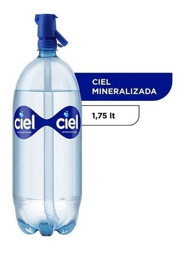 Caja Refresco Ciel Agua Mineral De 1750 Ml Con 4 Piezas