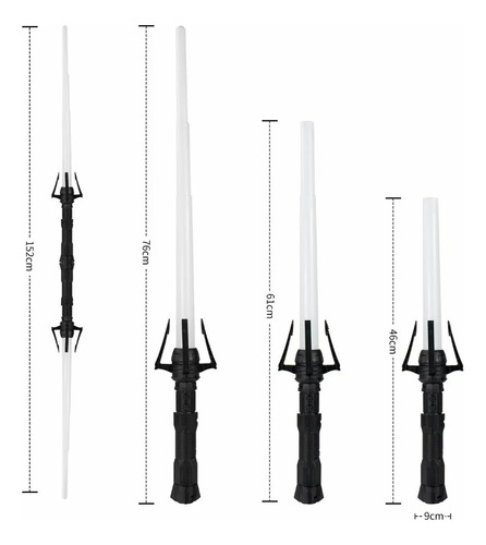 2pcs Se Pueden Combinar Sable De Luz Sable Star Wars Juguete