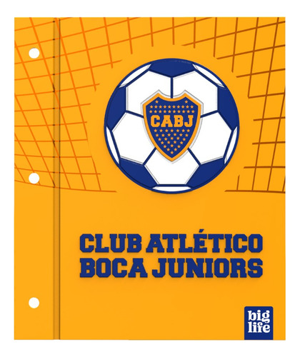 Carpeta N3 Escolar Boca Juniors Licencia Color Azul