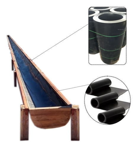 Cocho P Confinamento Gado 50,00 Mts X 1,20mx4mm
