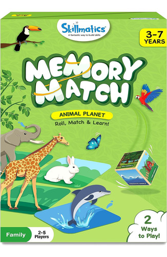 Juego De Mesa Memory Match : Animal Planet