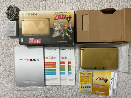 Consola Nintendo 3ds Xl Edicion Zelda + Stylus + Cargador