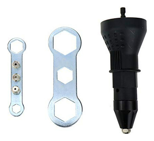 Electric Rivet Nut Gun Drill Adapter, 1-4 Inch Hex Shank Bli