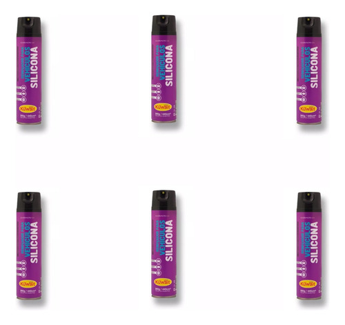  6 Silicona En Aerosol Auto Moto Revividor Brillo Uv Kuwait 