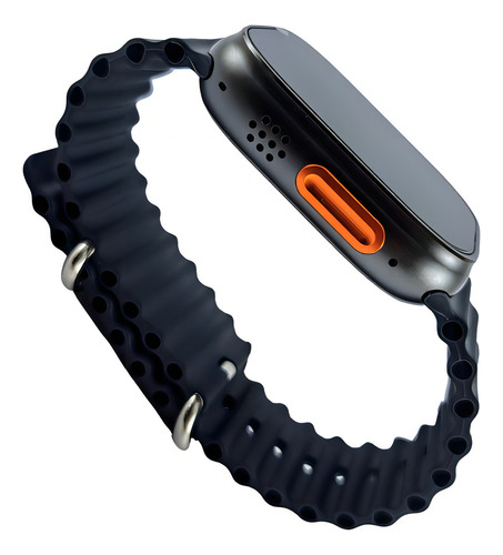 Relógio Smartwatch Ultra 9 Plus Ocean 49mm Nfc Amoled Gps Original Microwear Preto Preto Ocean Midnigth Preto/preto