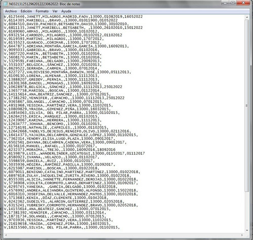 Imagen 4 de 7 de Generar Archivo Txt De Faov