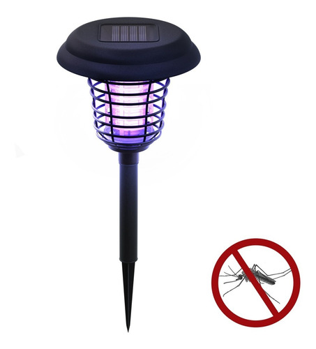 Lampara Led Solar Repele Mosquitos E Ilumina Exteriores Mnr