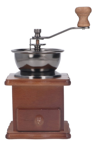 Molino De Café Manual Estilo Clásico Retro De Madera De Haya