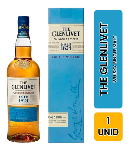 Whisky The Glenlivet Founder's Reserve Escocia 750ml