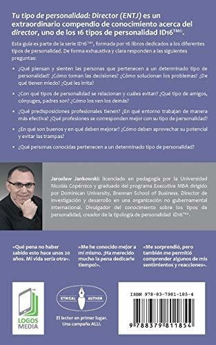 Libro : Tu Tipo De Personalidad Director (entj) -...